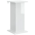 vidaXL Stojan na rastliny Biela s vysokým leskom 30,5 x 30 x 60,5 cm – Obrázok 2