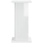 vidaXL Stojan na rastliny Biela s vysokým leskom 30,5 x 30 x 60,5 cm – Obrázok 5