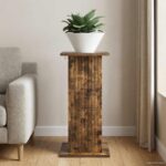 vidaXL Stojan na rastliny Dymový dub 30,5 x 30 x 60,5 cm – Obrázok 4