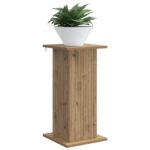 vidaXL Stojan na rastliny Dub artisan 30,5 x 30 x 60,5 cm – Obrázok 3