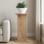 vidaXL Stojan na rastliny Dub artisan 30,5 x 30 x 60,5 cm – Obrázok 4