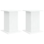 vidaXL Stojan na rastliny 2 pcs Biela 30,5 x 30 x 43 cm – Obrázok 2