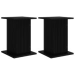 vidaXL Stojan na rastliny 2 pcs Čierna 30,5 x 30 x 43 cm – Obrázok 2