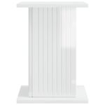 vidaXL Stojan na rastliny Biela s vysokým leskom 30,5 x 30 x 43 cm – Obrázok 5