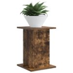 vidaXL Stojan na rastliny Dymový dub 30,5 x 30 x 43 cm – Obrázok 3