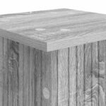 vidaXL Stojan na rastliny Sivá sonoma 30,5 x 30 x 43 cm – Obrázok 8