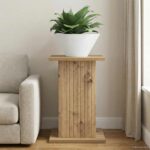 vidaXL Stojan na rastliny Dub artisan 30,5 x 30 x 43 cm