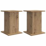 vidaXL Stojan na rastliny 2 pcs Dub artisan 30,5 x 30 x 43 cm – Obrázok 2