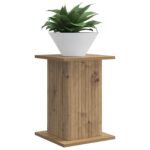 vidaXL Stojan na rastliny 2 pcs Dub artisan 30,5 x 30 x 43 cm – Obrázok 3