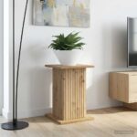 vidaXL Stojan na rastliny 2 pcs Dub artisan 30,5 x 30 x 43 cm – Obrázok 4