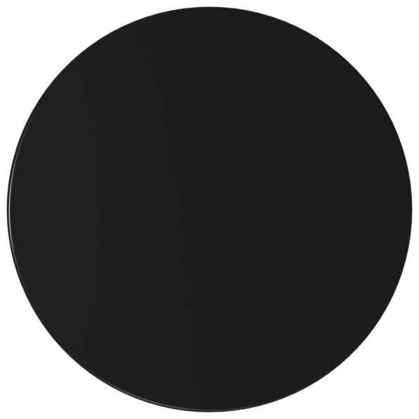 vidaXL Bočná skrinka 2 pcs Čierny Ø40 x 50 cm Konštruované drevo – Obrázok 9