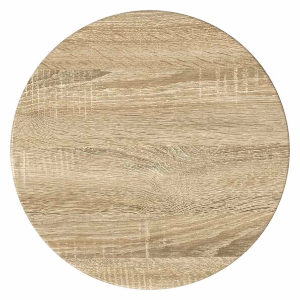 vidaXL Bočná skrinka Sonoma dub Ø40 x 50 cm Konštruované drevo – Obrázok 8
