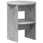 vidaXL Bočná skrinka 2 pcs Betónovo Sivá Ø40 x 50 cm – Obrázok 5