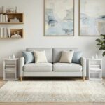 vidaXL Bočná skrinka 2 pcs Vysoký Lesklý Biely Ø40 x 50 cm
