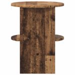 vidaXL Bočná skrinka 2 pcs Staré drevo Ø40 x 50 cm Konštruované drevo – Obrázok 7