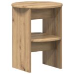 vidaXL Bočná skrinka 2 pcs Remeselný Dub Ø40 x 50 cm – Obrázok 5