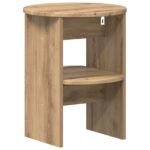 vidaXL Bočná skrinka 2 pcs Remeselný Dub Ø40 x 50 cm – Obrázok 8