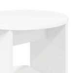 vidaXL Bočná skrinka Biely 40 x 40 x 100 cm Konštruované drevo – Obrázok 8