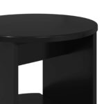 vidaXL Bočná skrinka Čierny 40 x 40 x 100 cm Konštruované drevo – Obrázok 8