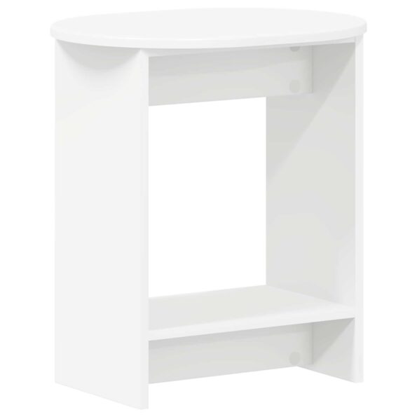 vidaXL Bočný stôl Biela 50 x 39,5 x 55 cm Kompozitné drevo – Obrázok 2
