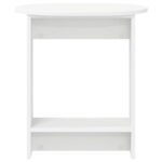 vidaXL Bočný stôl Biela 50 x 39,5 x 55 cm Kompozitné drevo – Obrázok 4