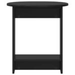 vidaXL Bočný stôl Čierna 50 x 39,5 x 55 cm Kompozitné drevo – Obrázok 4