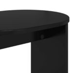 vidaXL Bočný stôl Čierna 50 x 39,5 x 55 cm Kompozitné drevo – Obrázok 8