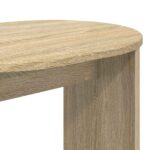 vidaXL Bočný stôl Dub sonoma 50 x 39,5 x 55 cm Kompozitné drevo – Obrázok 8