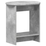 vidaXL Bočný stôl Betónovo sivá 50 x 39,5 x 55 cm Kompozitné drevo – Obrázok 2