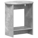 vidaXL Bočný stôl Betónovo sivá 50 x 39,5 x 55 cm Kompozitné drevo – Obrázok 6