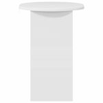 vidaXL Bočný stôl Biela s vysokým leskom 50 x 39,5 x 55 cm – Obrázok 5