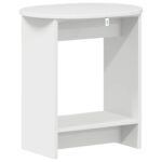 vidaXL Bočný stôl Biela s vysokým leskom 50 x 39,5 x 55 cm – Obrázok 6
