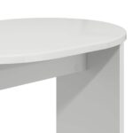 vidaXL Bočný stôl Biela s vysokým leskom 50 x 39,5 x 55 cm – Obrázok 8