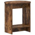 vidaXL Bočný stôl Dymový dub 50 x 39,5 x 55 cm Kompozitné drevo – Obrázok 2