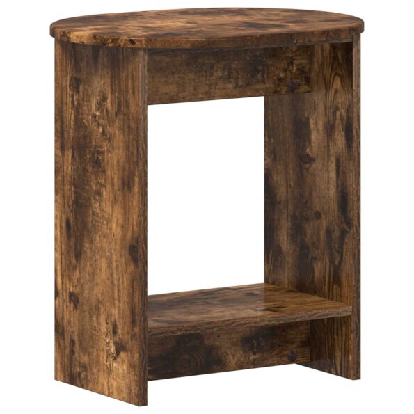 vidaXL Bočný stôl Dymový dub 50 x 39,5 x 55 cm Kompozitné drevo – Obrázok 2