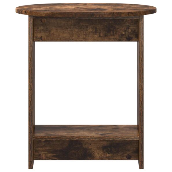 vidaXL Bočný stôl Dymový dub 50 x 39,5 x 55 cm Kompozitné drevo – Obrázok 4