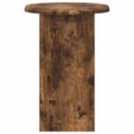 vidaXL Bočný stôl Dymový dub 50 x 39,5 x 55 cm Kompozitné drevo – Obrázok 5