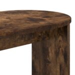 vidaXL Bočný stôl Dymový dub 50 x 39,5 x 55 cm Kompozitné drevo – Obrázok 8