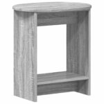 vidaXL Bočný stôl Sivá sonoma 50 x 39,5 x 55 cm Kompozitné drevo – Obrázok 2