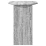 vidaXL Bočný stôl Sivá sonoma 50 x 39,5 x 55 cm Kompozitné drevo – Obrázok 5