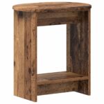 vidaXL Bočný stôl Staré drevo 50 x 39,5 x 55 cm Kompozitné drevo – Obrázok 2