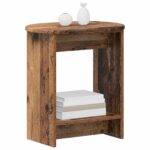 vidaXL Bočný stôl Staré drevo 50 x 39,5 x 55 cm Kompozitné drevo – Obrázok 3