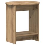 vidaXL Bočný stôl Dub artisan 50 x 39,5 x 55 cm Kompozitné drevo – Obrázok 2