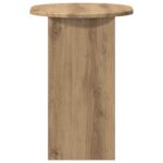 vidaXL Bočný stôl Dub artisan 50 x 39,5 x 55 cm Kompozitné drevo – Obrázok 5