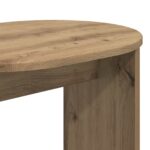 vidaXL Bočný stôl Dub artisan 50 x 39,5 x 55 cm Kompozitné drevo – Obrázok 8