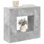 vidaXL Betónovo Sivá 82 x 29 x 74 cm – Obrázok 3