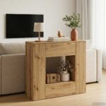 vidaXL Remeselný Dub 82 x 29 x 74 cm – Obrázok 4