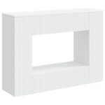 vidaXL Konzolový stôl Biely 101 x 29 x 74 cm Konštruované drevo – Obrázok 2