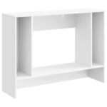 vidaXL Konzolový stôl Biely 101 x 29 x 74 cm Konštruované drevo – Obrázok 7