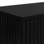 vidaXL Konzolový stôl Čierny 101 x 29 x 74 cm Konštruované drevo – Obrázok 8